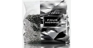 Italwax Hot Film Hard Wax Granules Black Silver Pour Homme (1kg) Italwax Hot Film Hard Wax Granules Black Silver Pour Homme (1kg)