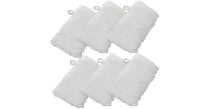 Made Easy Kit bath mitts - single (6x9) - WHITE Made Easy Kit bath mitts - single (6x9) - WHITE
