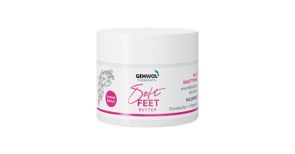 Gehwol FUSSKRAFT Soft Feet Butter - Wild Rose  (50ml) - Limited Edition