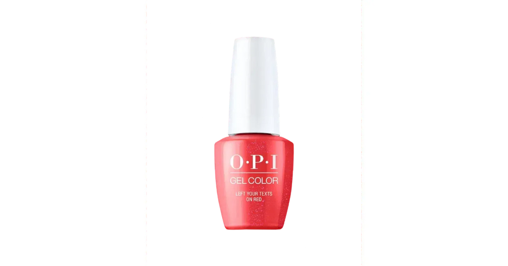 OPI Gel - Left Your Texts On Red