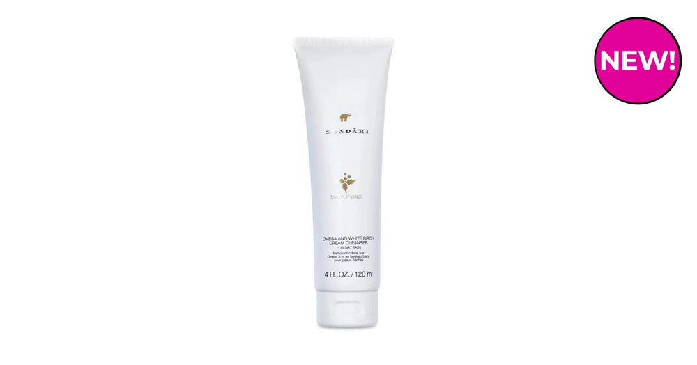 Sundari Omega 3 And White Birch Cream Cleanser For Dry Skin (4floz/120ml)