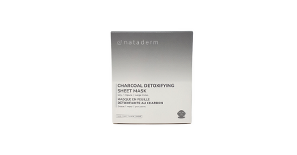 NATADERM Charcoal Detoxifying Sheet Mask (5pcs/pack)