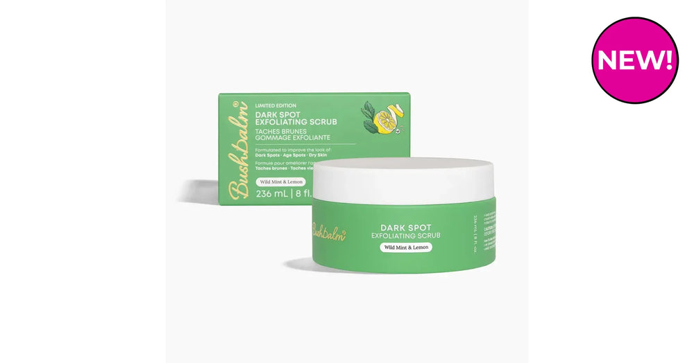 Bushbalm Wild Mint & Lemon Exfoliating Scrub Dark Spot (8oz/236ml)