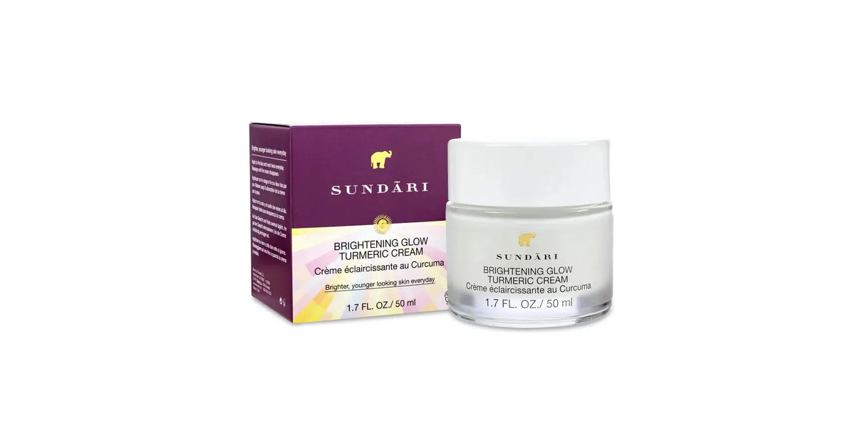 Sundari Brightening Glow Turmeric Cream For All Skin Types (1.7floz/50ml)
