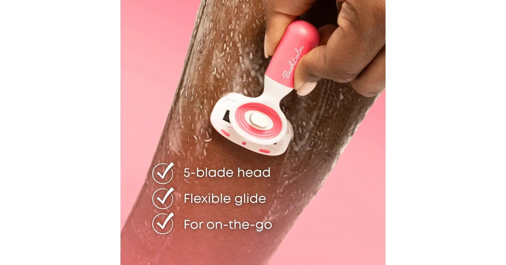 Bushbalm Travel Razor (orange)