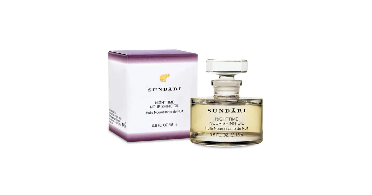 Sundari Nighttime Nourishing Oil For Dry/Normal/Comb. Skin (0.5floz/15ml)