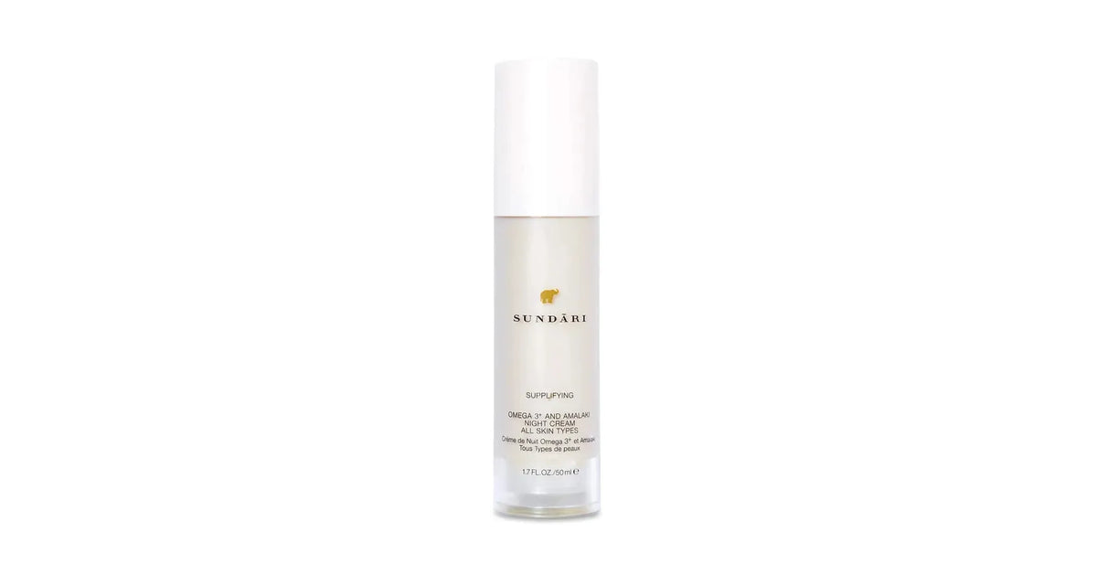 Sundari Omega 3+ And Amalaki Night Cream For All Skin Types (1.7floz/50ml)