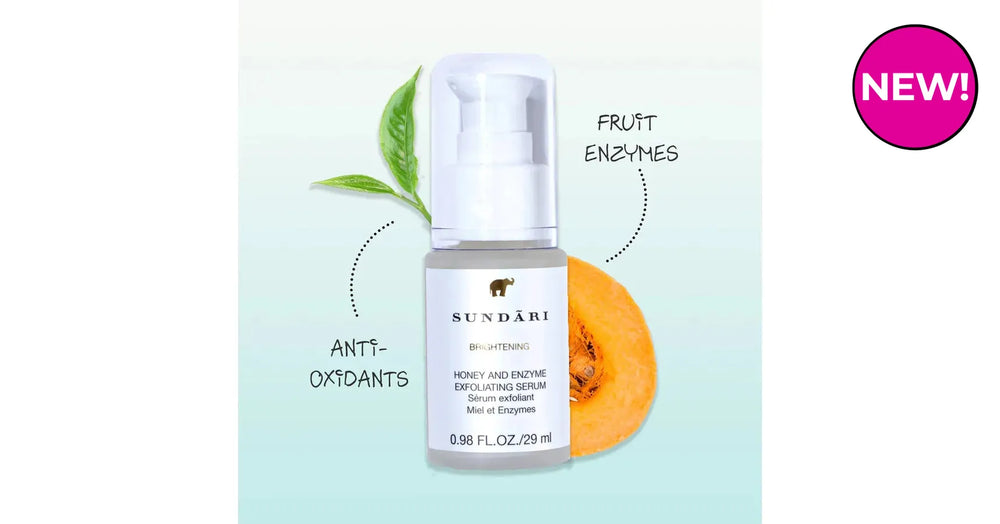 Sundari Honey And Enzyme Exfoliating Serum For All Skin Types (0.98floz/29ml)
