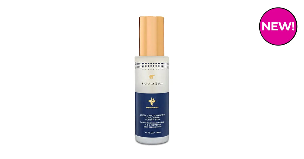Sundari Omega 3 And Raspberry Tonic Water For Dry Skin (3.4floz/100ml)