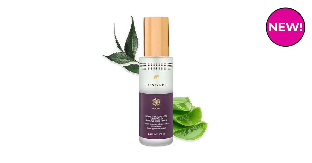 Sundari Neem And Aloe Vera Tonic Water For All Skin Types (3.4floz/100ml)