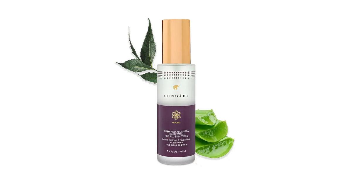 Sundari Neem And Aloe Vera Tonic Water For All Skin Types (3.4floz/100ml)