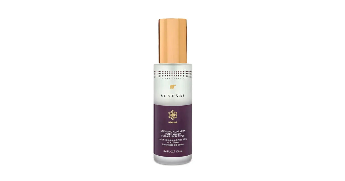 Sundari Neem And Aloe Vera Tonic Water For All Skin Types (3.4floz/100ml)