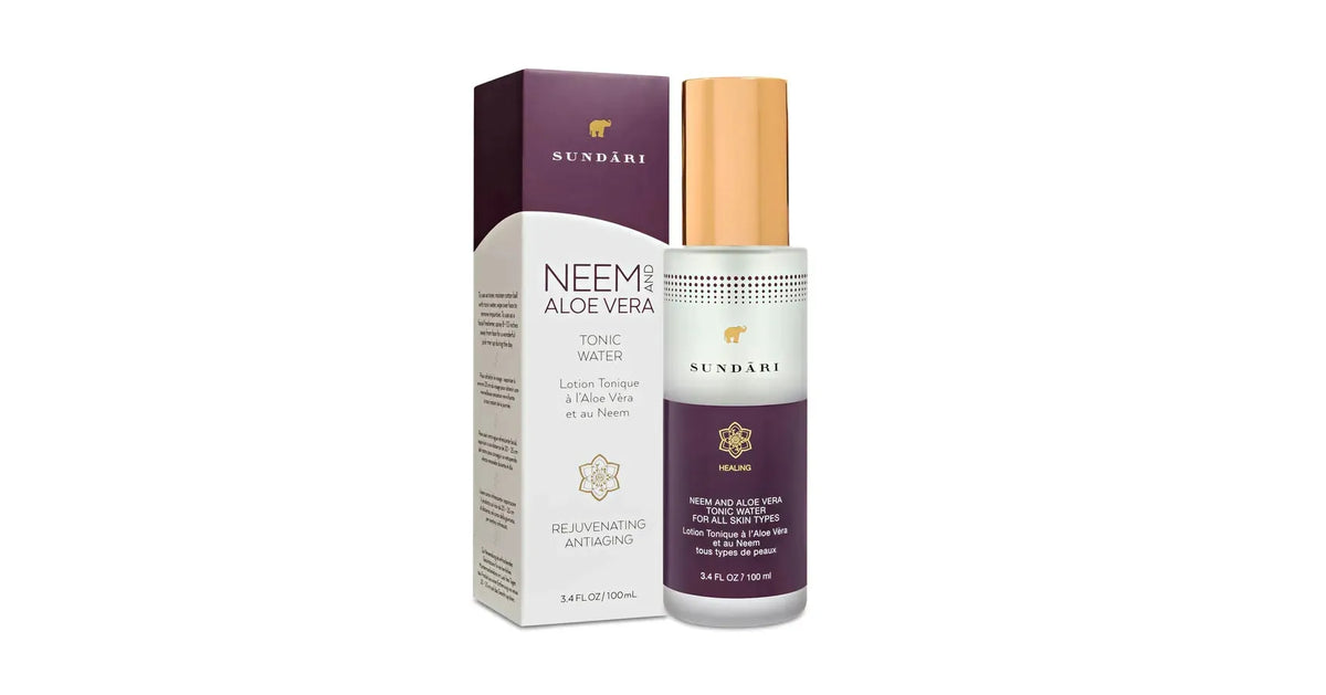 Sundari Neem And Aloe Vera Tonic Water For All Skin Types (3.4floz/100ml)
