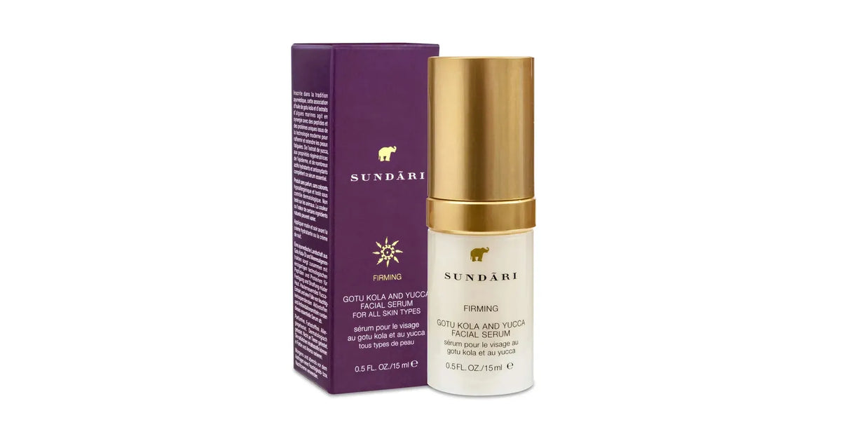 Sundari Gotu Kola And Yucca Facial Serum For All Skin Types (0.5floz/15ml)
