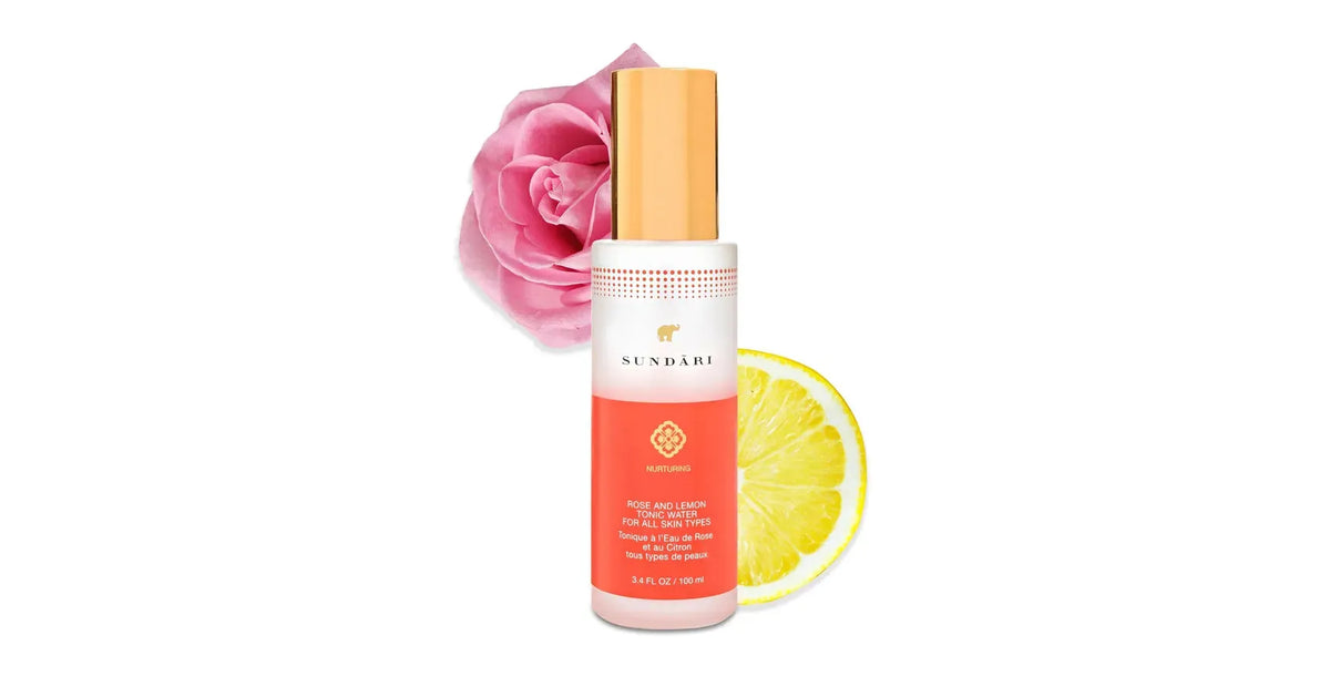 Sundari Rose And Lemon Tonic Water For All Skin Types (3.4floz/100ml)