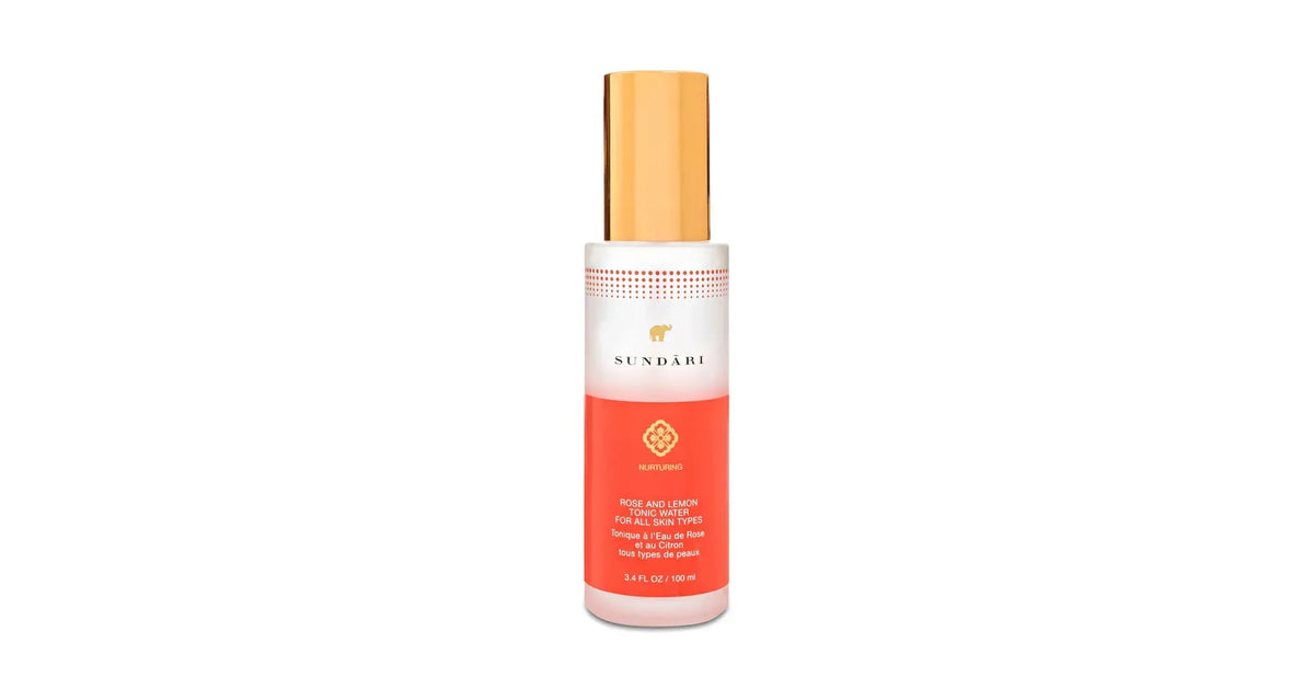 Sundari Rose And Lemon Tonic Water For All Skin Types (3.4floz/100ml)