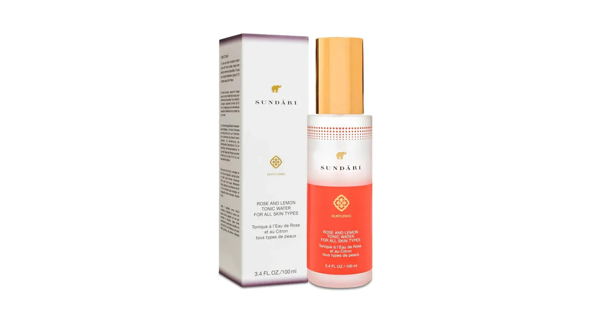 Sundari Rose And Lemon Tonic Water For All Skin Types (3.4floz/100ml)