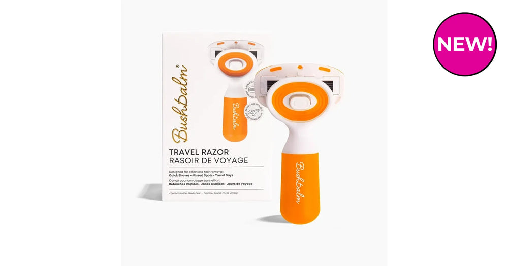 Bushbalm Travel Razor (orange)