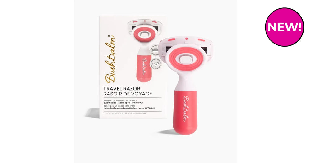 Bushbalm Travel Razor (pink)