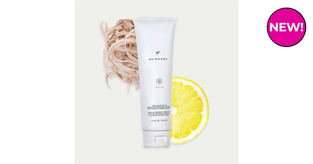 Sundari Neem And Burdock Balancing Cream-Gel Cleanser For Comb. Skin(4floz/120ml)