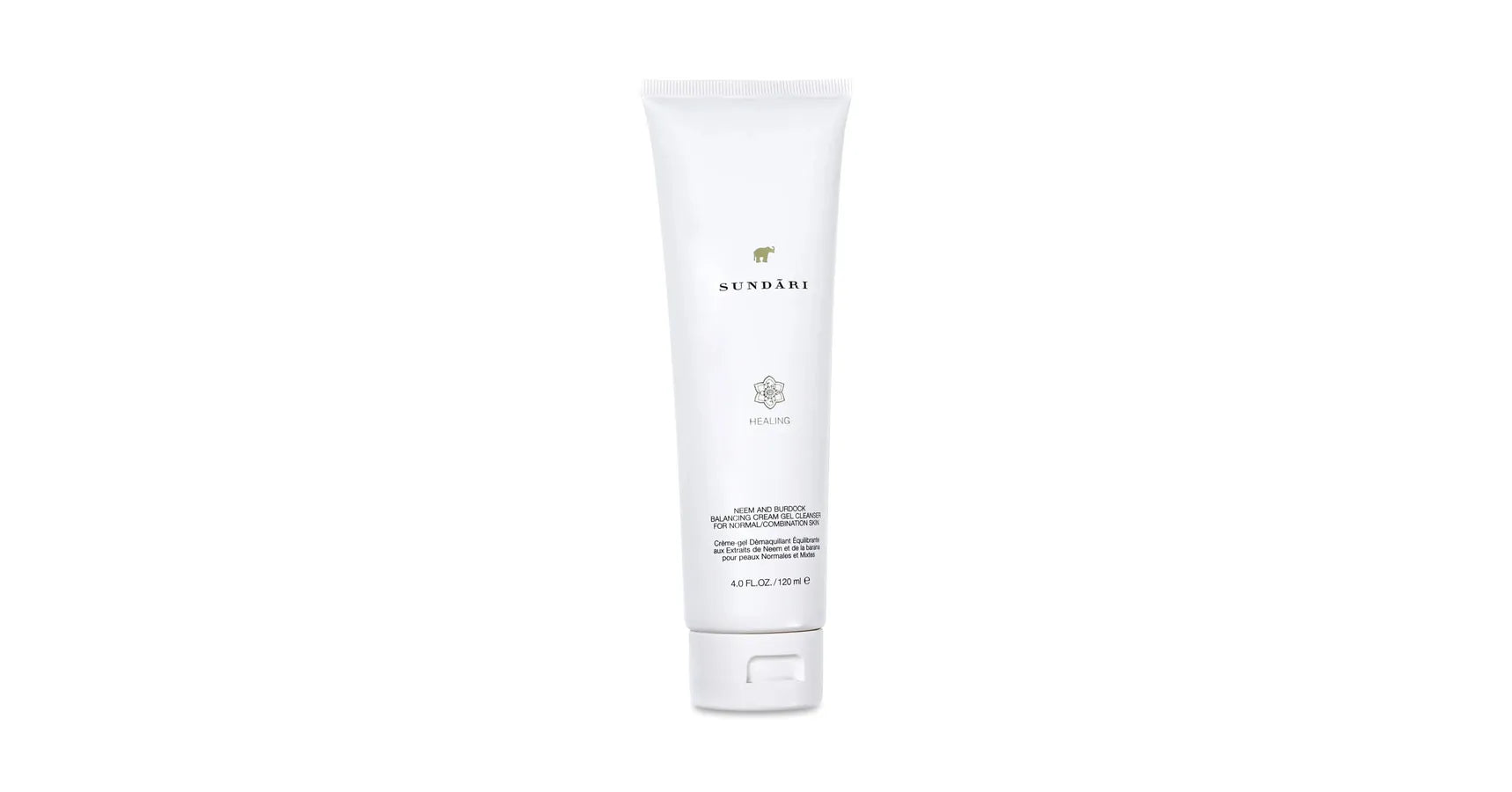 Sundari Neem And Burdock Balancing Cream-Gel Cleanser For Comb. Skin(4floz/120ml)