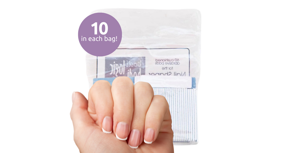 PediPro Nail Shaper Replacement Pads - Coarse/Blue (100 grit) - 10/bag
