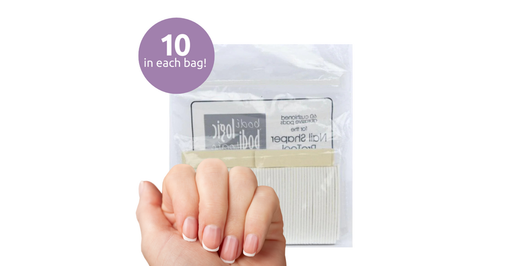 PediPro Nail Shaper Replacement Pads - Fine/White (600 grit) - 10/bag