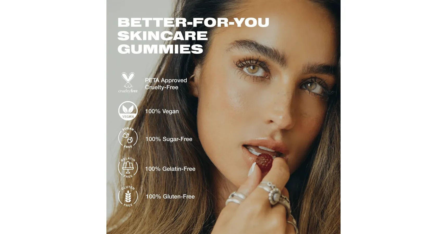Imarais Vegan Skincare Gummies - GLOW (30/pack) lemon
