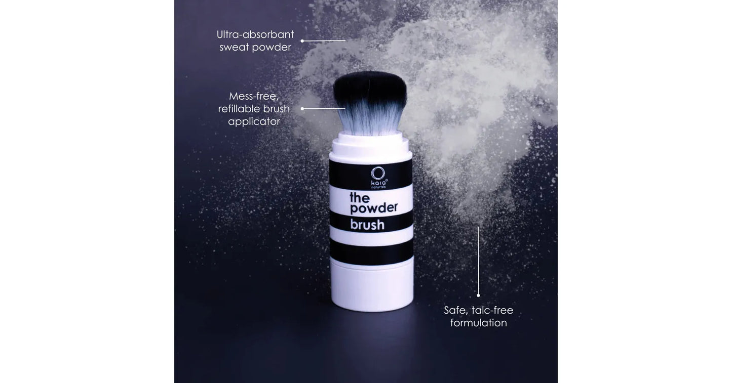 Kaia The Sweat Powder BRUSH + REFILL SET - sakura blossom (1.06 oz/30g)