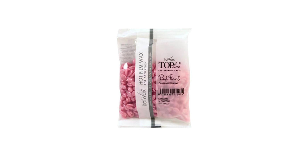 Italwax Top Line Hot Film Wax in Granules Pink Pearl For Sensitive (100g sample)