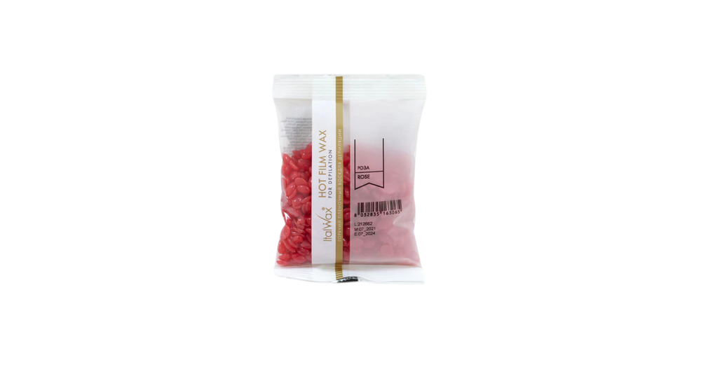 Italwax Hot Film Hard Wax in Granules Rose (100g sample)