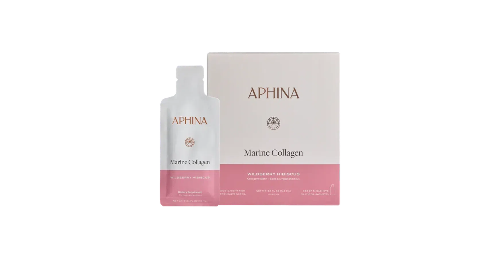 Aphina Marine Collagen Sachets - Wildberry Hibiscus (14 pack)