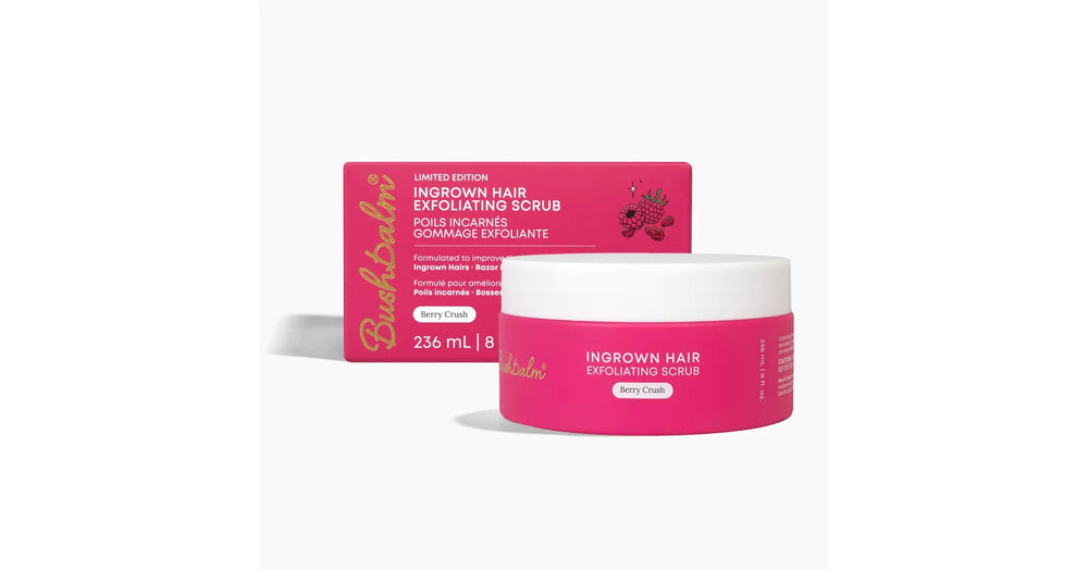 Bushbalm Berry Crush Exfoliating Scrub Ingrown Hair (8oz/236ml)