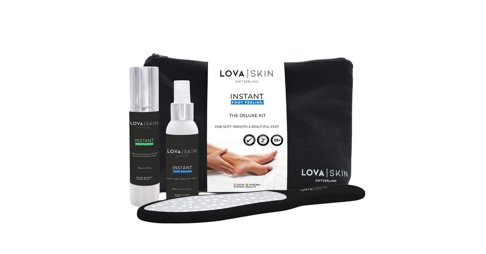 LovaSkin Instant Foot Peel "Deluxe" Kit (black)