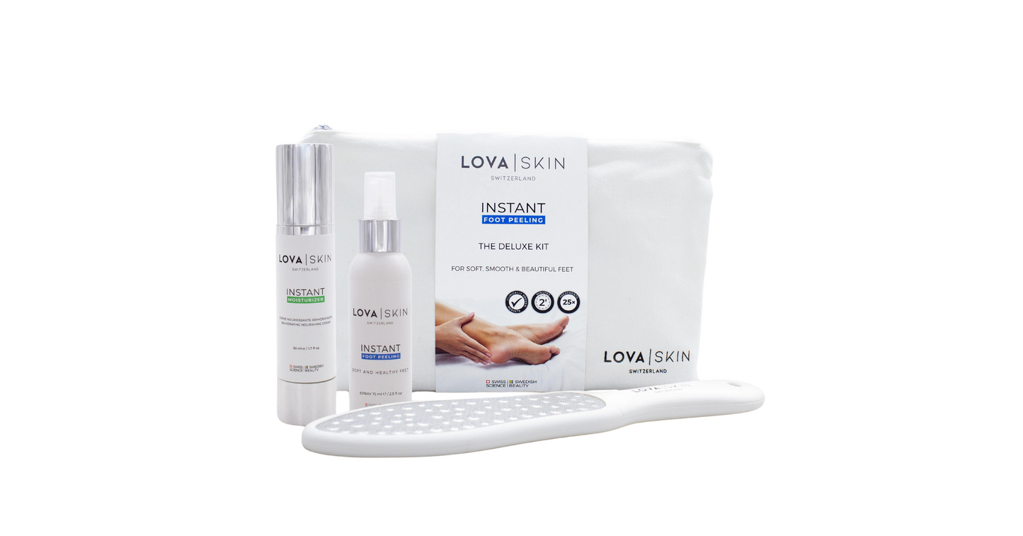 LovaSkin Instant Foot Peel "Deluxe" Kit (white)