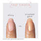 essie couture - top coat crushed gold (13.5ml)