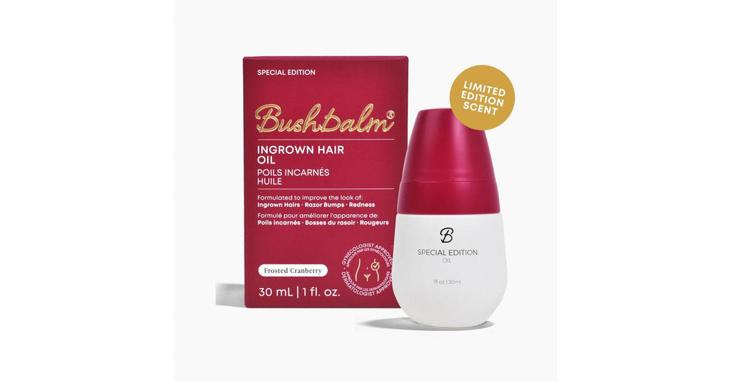 Bushbalm Frosted Cranberry Ingrown Hair Oil (30ml)