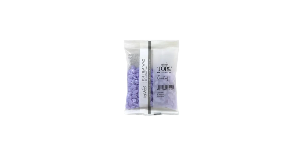 Italwax Top Line Hot Film Wax in Granules Orchid For Sensitive (100g sample)