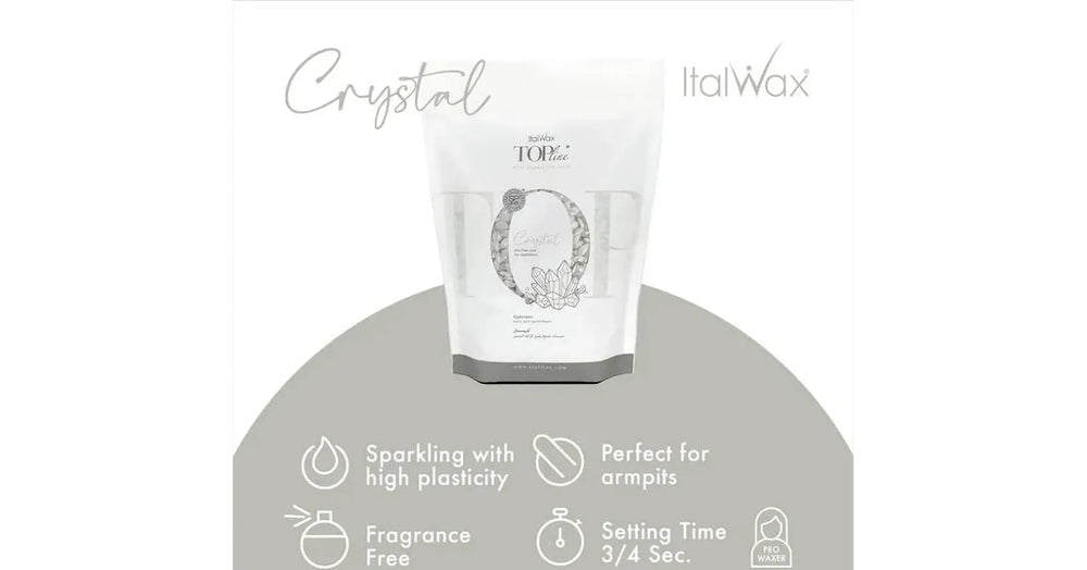 Italwax Top Line Hot Film Wax in Granules Crystal For Sensitive (750g)