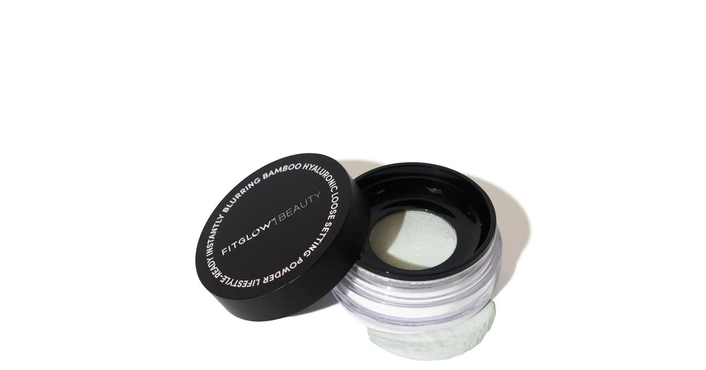 Fitglow Bamboo Hyaluronic Loose Setting Powder (9g) - Green
