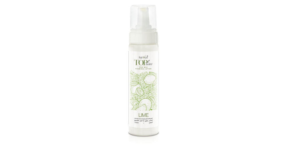 Italwax Top Line Pre Wax Foaming Lotion Lime (200ml)
