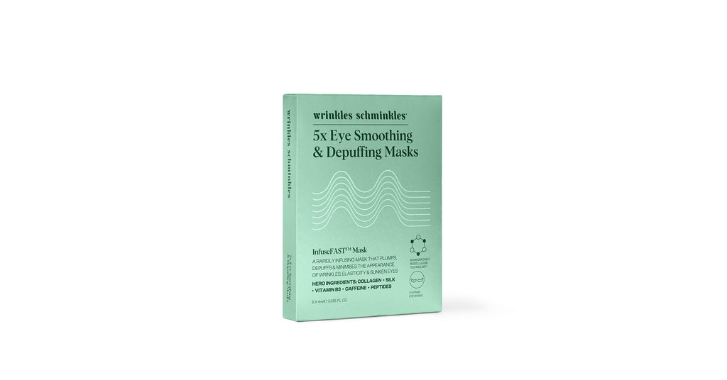 Wrinkles Schminkles Eye Smoothing & Depuffing Mask - Single Use InfuseFAST Mask (5/carton)